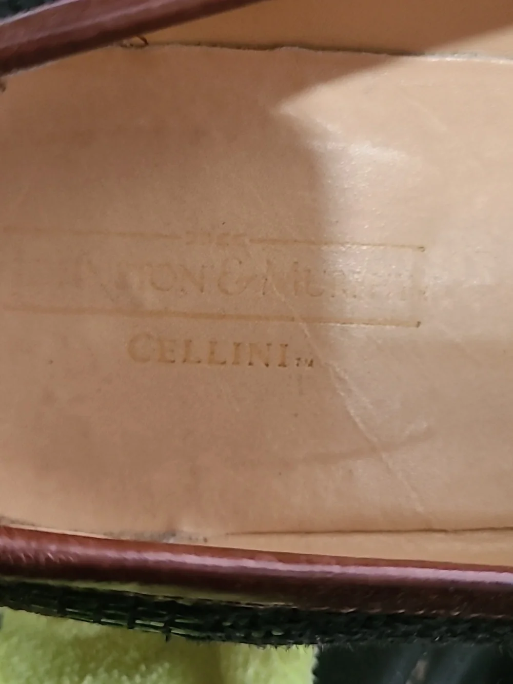 Johnston & Murphy Cellini Made in Italy Woven Leather Tassel Kiltie Loafers 10M